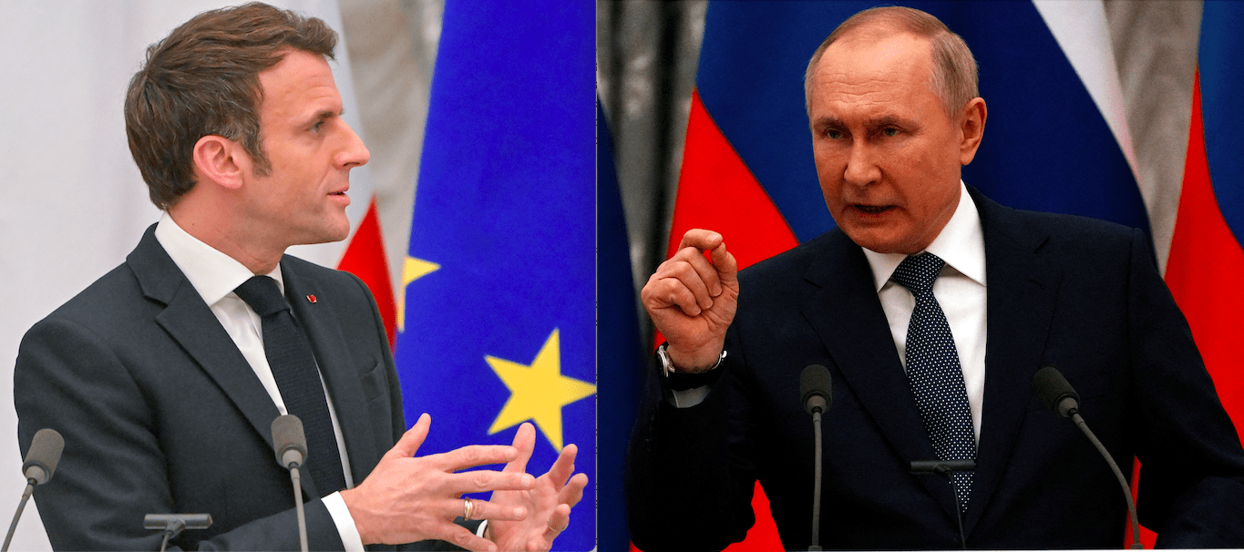 Macron Poutine Kremlin Ukraine