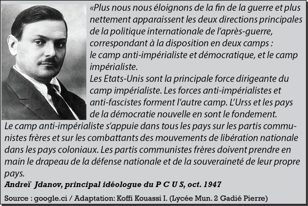 L’ère de la bipolarisation de 1947 à 1991