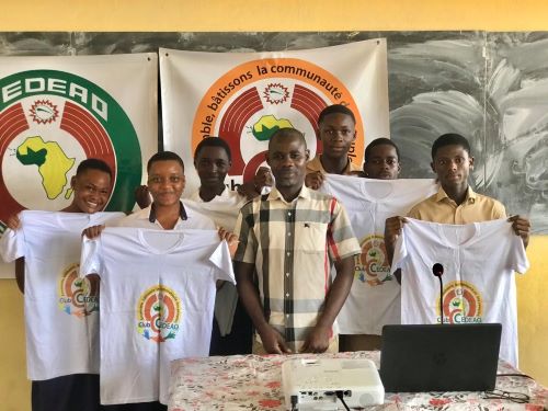 Campagne de sensibilisation au Lycée Municipal 2 Gadié Pierre, Yopougon